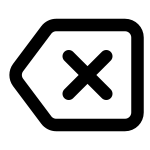 Backspace SVG Icon